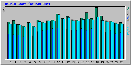 Hourly usage for May 2024